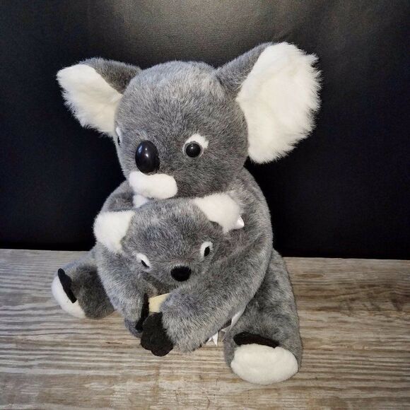 Koala with Joey Baby Stuffed Plush Cuddly Soft Toy Designed in Australia 16 inch - Picture 7 of 7